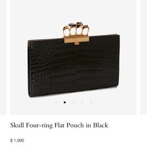 Alexander McQueen clutch